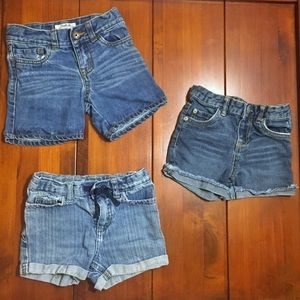 Bundle of 3T Jean Shorts
